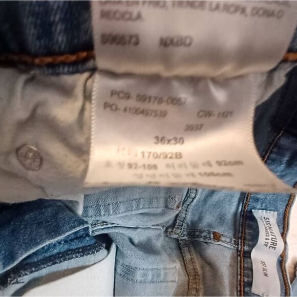 SIGNATURE LEVI STRAUSS Slim Men's Size 36/30 - Picture 8 of 9